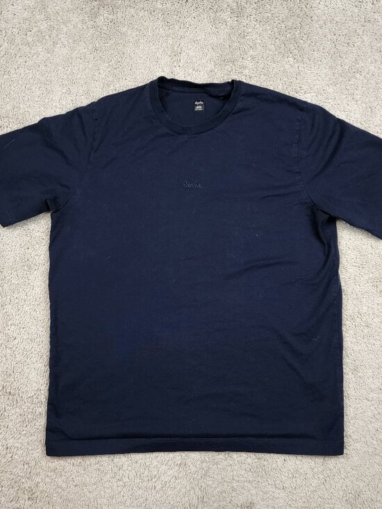 Rapha Other - Rapha Cycling T shirt 100% cotton Performance Size Large L Navy Blue USA Run
